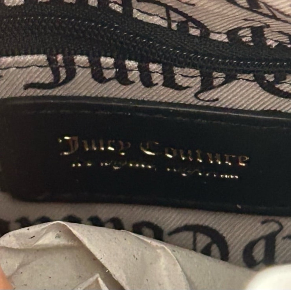 Juicy Couture Black and Pink Floral Women's Bag - Picture 7 of 8